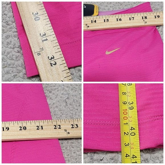 Nike Sphere Dry Womens‎ Pink Pants Ankle Zip Pocket Mid Rise Size XL NWT - Picture 10 of 10